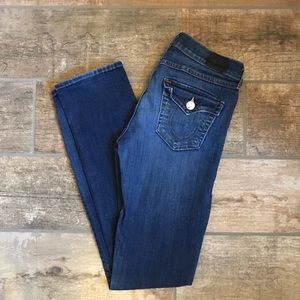 True Religion Cora Straight Leg Jeans
